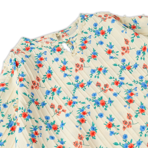 Eminent Girls Woven Frock - Off White