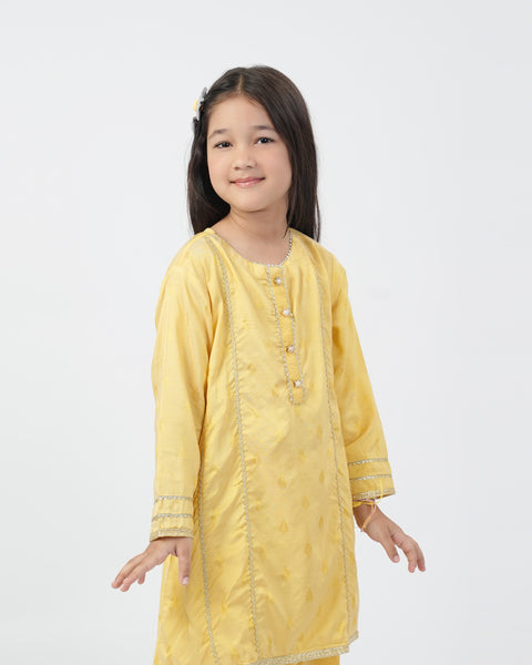 Eminent Girls Shalwar Suit - Yellow