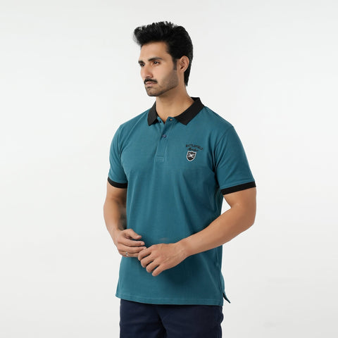 Eminent Men's Polo Half Sleeves T-Shirt - Teal, Men's T-Shirts & Polos, Eminent, Chase Value