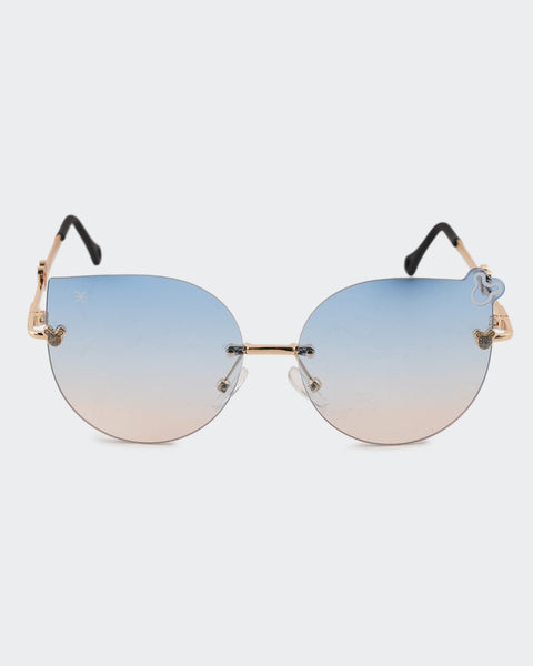Butterfly Rimless Sunglasses