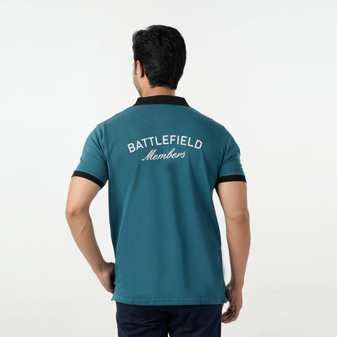 Eminent Men's Polo Half Sleeves T-Shirt - Teal, Men's T-Shirts & Polos, Eminent, Chase Value