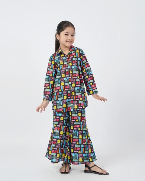 Eminent Girls Chickenkari Printed 2Pcs Shalwar Suit