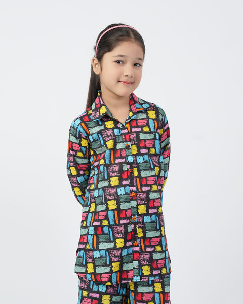 Eminent Girls Chickenkari Printed 2Pcs Shalwar Suit