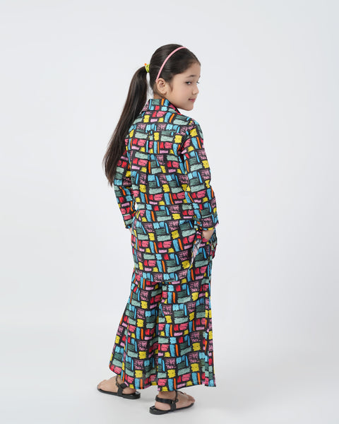 Eminent Girls Chickenkari Printed 2Pcs Shalwar Suit