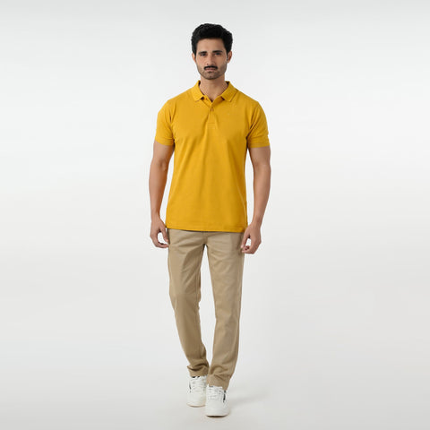 Eminent Men's Polo Half Sleeves T-Shirt - Mustard, Men's T-Shirts & Polos, Eminent, Chase Value