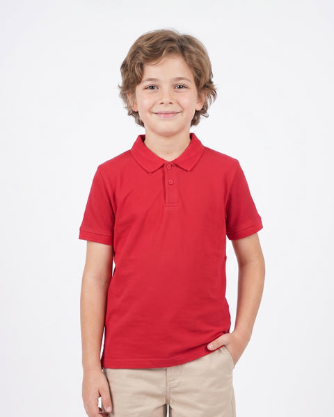 Boys' Half Sleeves Polo T-Shirt