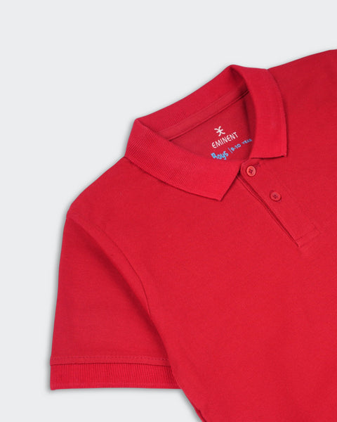 Boys' Half Sleeves Polo T-Shirt