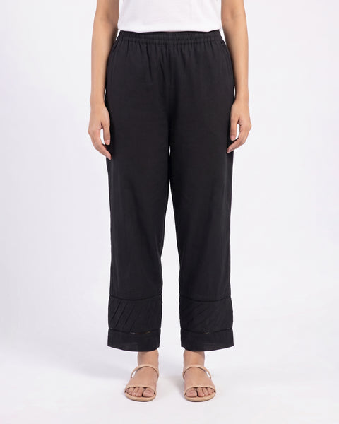 Women's Solid Cambric Trousers