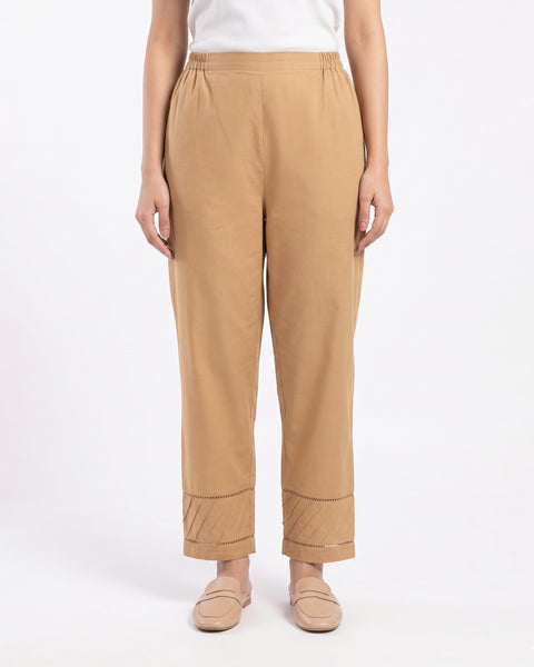 Women's Solid Cambric Trousers