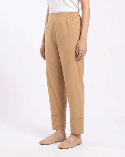 Women's Solid Cambric Trousers