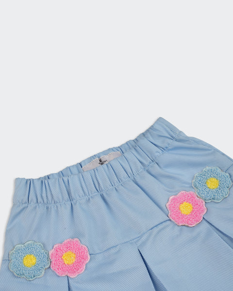 Newborn Girls Interlock Shorts