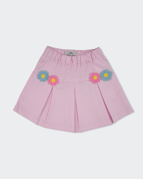 Newborn Girls Interlock Shorts