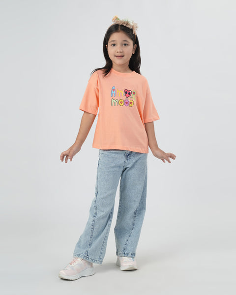 Girls' Half Sleeves T-Shirt