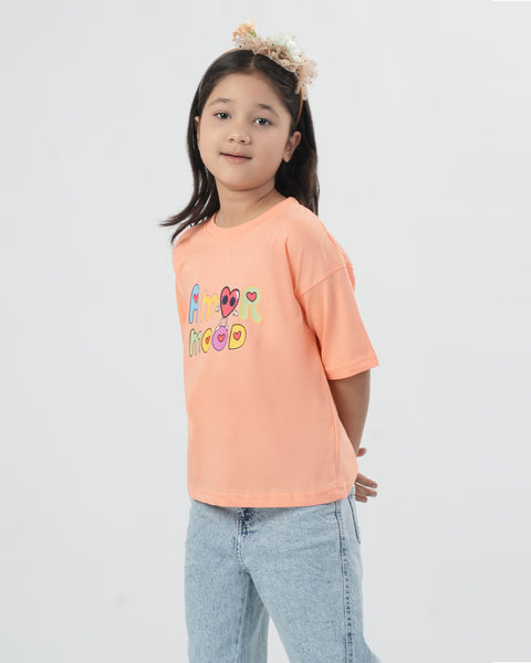 Girls' Half Sleeves T-Shirt
