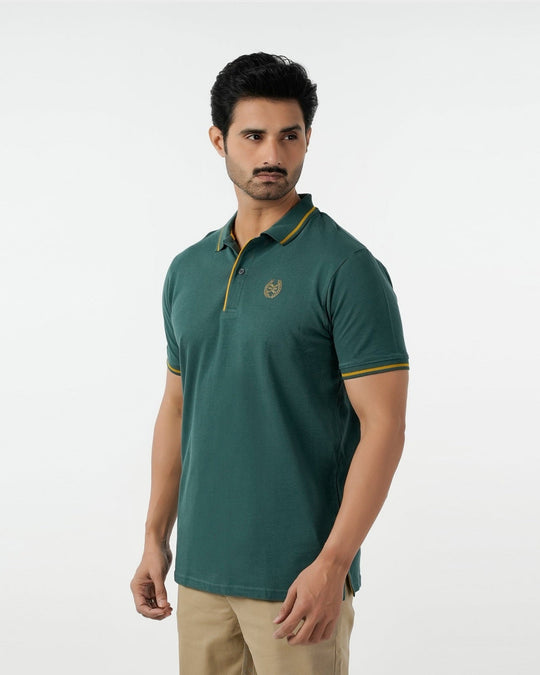 Eminent Men's Polo Half Sleeves T-Shirt - Green, Men's T-Shirts & Polos, Eminent, Chase Value