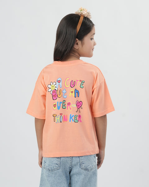 Girls' Half Sleeves T-Shirt
