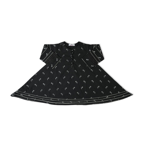 Eminent Girls Frock - Black