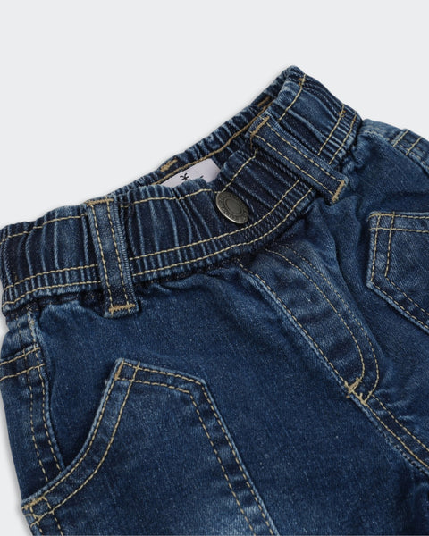 Newborn Boys Straight Denim Pant