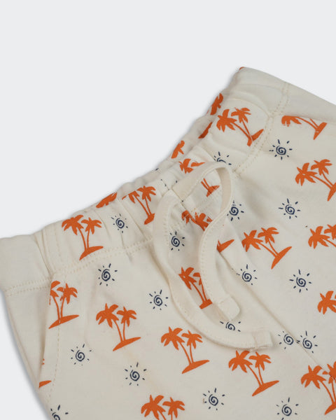 Newborn Boys Interlock Shorts