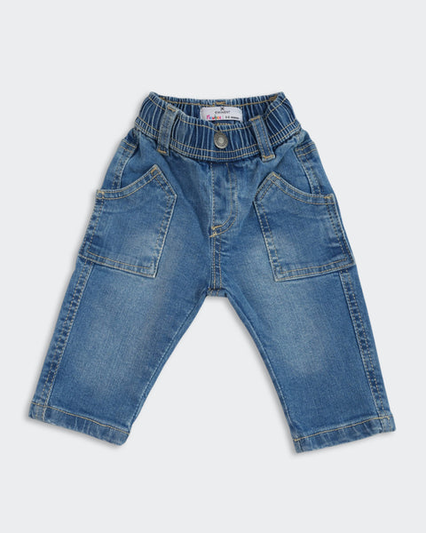 Newborn Boys Straight Denim Pant