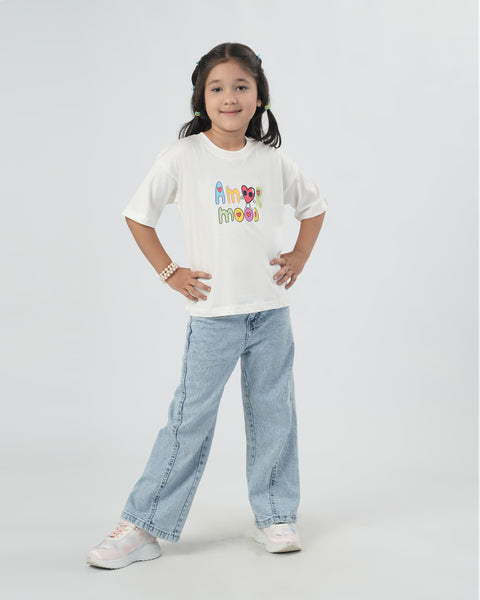 Girls' Half Sleeves T-Shirt