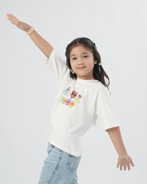 Girls' Half Sleeves T-Shirt