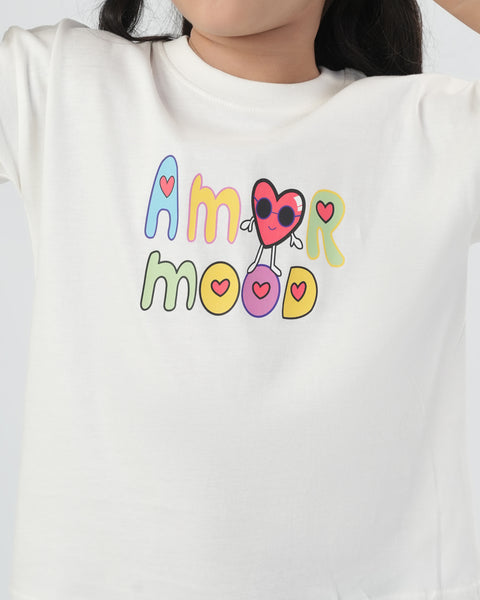 Girls' Half Sleeves T-Shirt