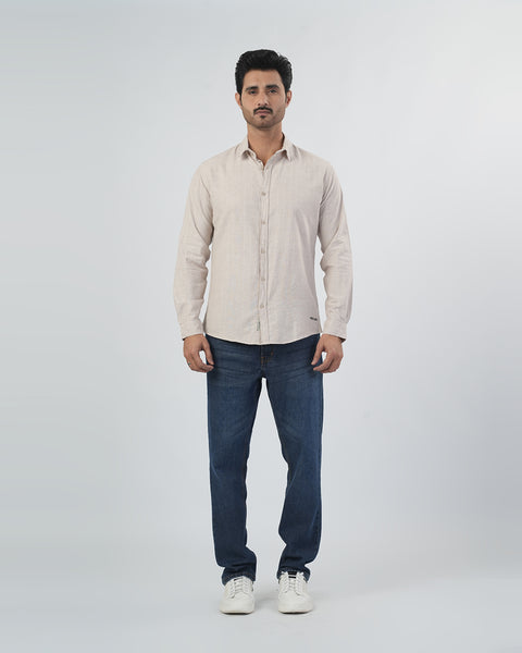 Men's Casual Full Sleeves Strip Shirt