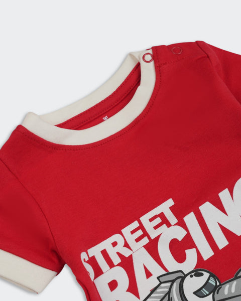 Newborn Boys Interlock T-Shirt