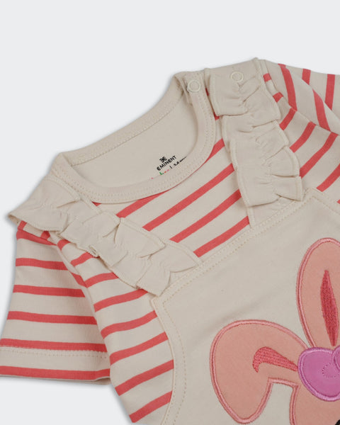 Newborn Girls Interlock Romper