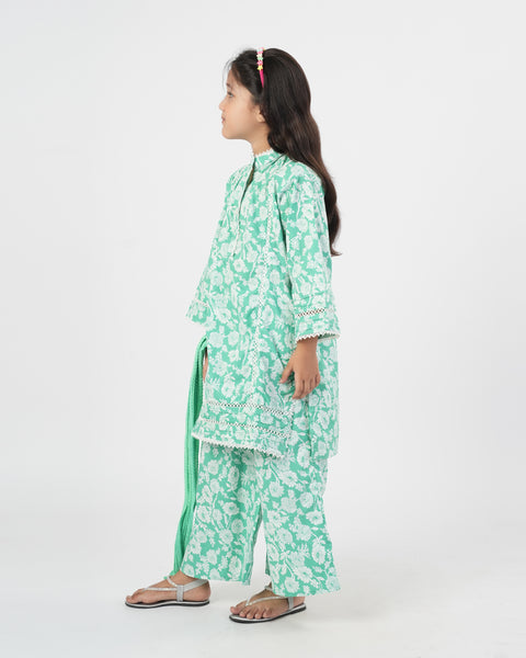 Essentials Printed 3Pc Suit