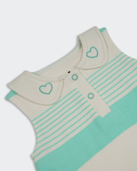 Newborn Girls Interlock Co-ord Set