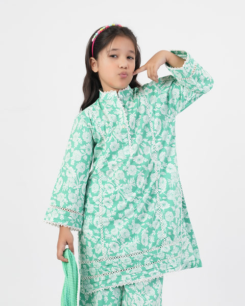 Essentials Printed 3Pc Suit