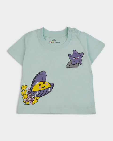 Newborn Girls Slub Jersey T-Shirt