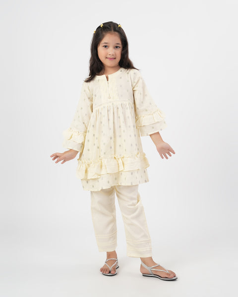 Girls' Printed Essentials 2Pc Suit