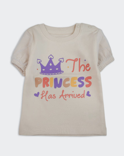 Newborn Girls Interlock T-Shirt