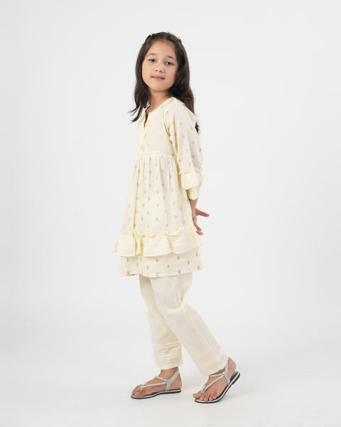 Girls' Printed Essentials 2Pc Suit