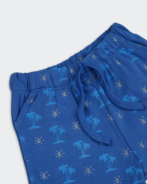 Newborn Boys Interlock Shorts