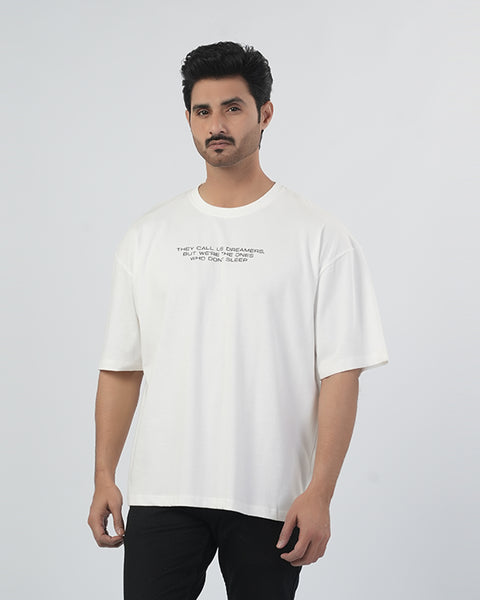 Graphic Jersey Over Size T-Shirt