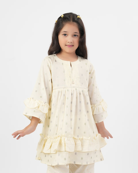 Girls' Printed Essentials 2Pc Suit