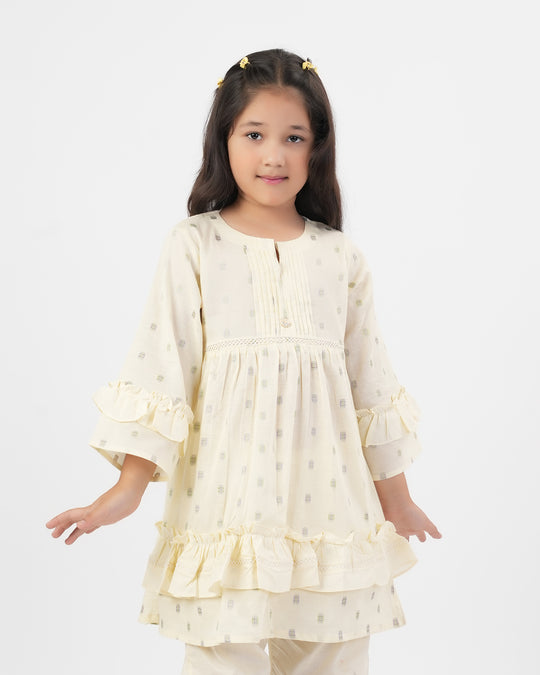 Girls' Printed Essentials 2Pc Suit