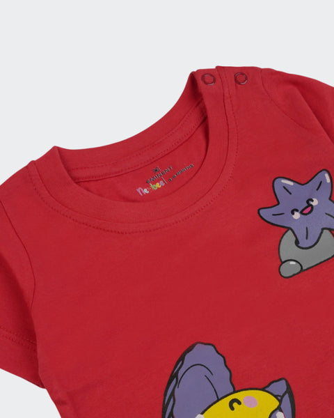 Newborn Girls Slub Jersey T-Shirt