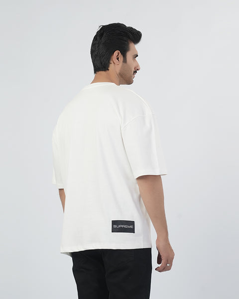 Graphic Jersey Over Size T-Shirt