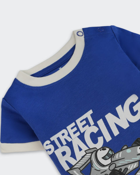 Newborn Boys Interlock T-Shirt