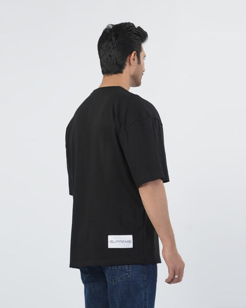 Graphic Jersey Over Size T-Shirt