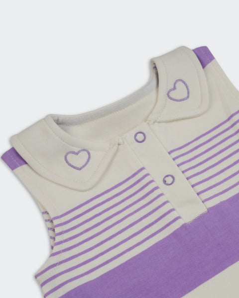 Newborn Girls Interlock Co-ord Set