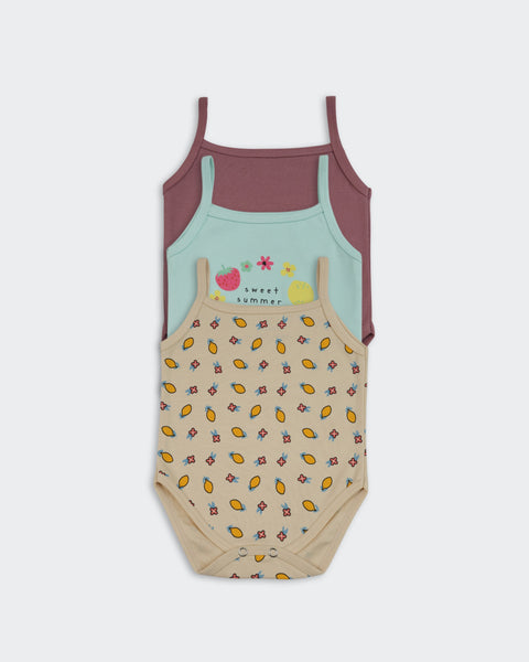 Newborn Girls Romper Set