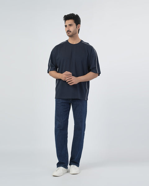 Solid Jersey Over Size T-Shirt