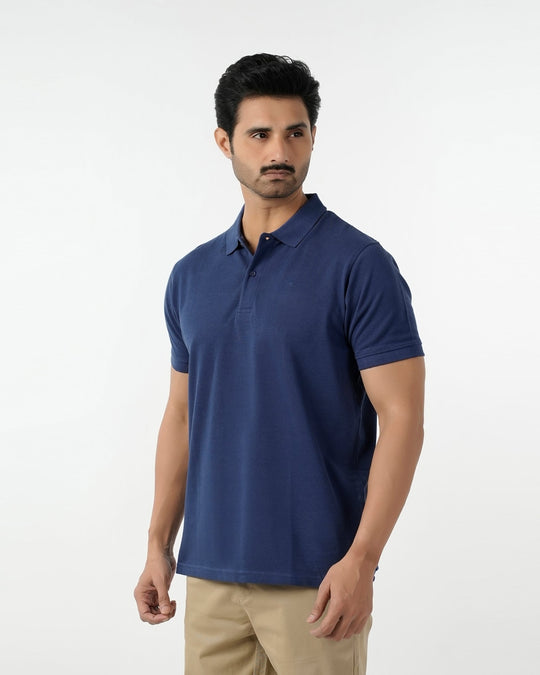 Eminent Men's Polo Half Sleeves T-Shirt - Navy Blue, Men's T-Shirts & Polos, Eminent, Chase Value