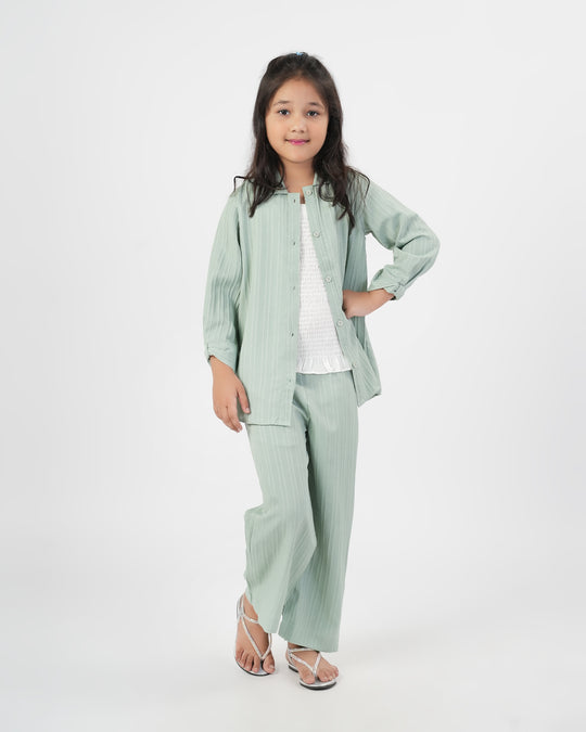 Girls' Plain Fusion 2pc Suit